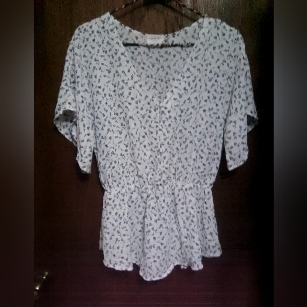 Sienna Sky Floral Boho Blouse M